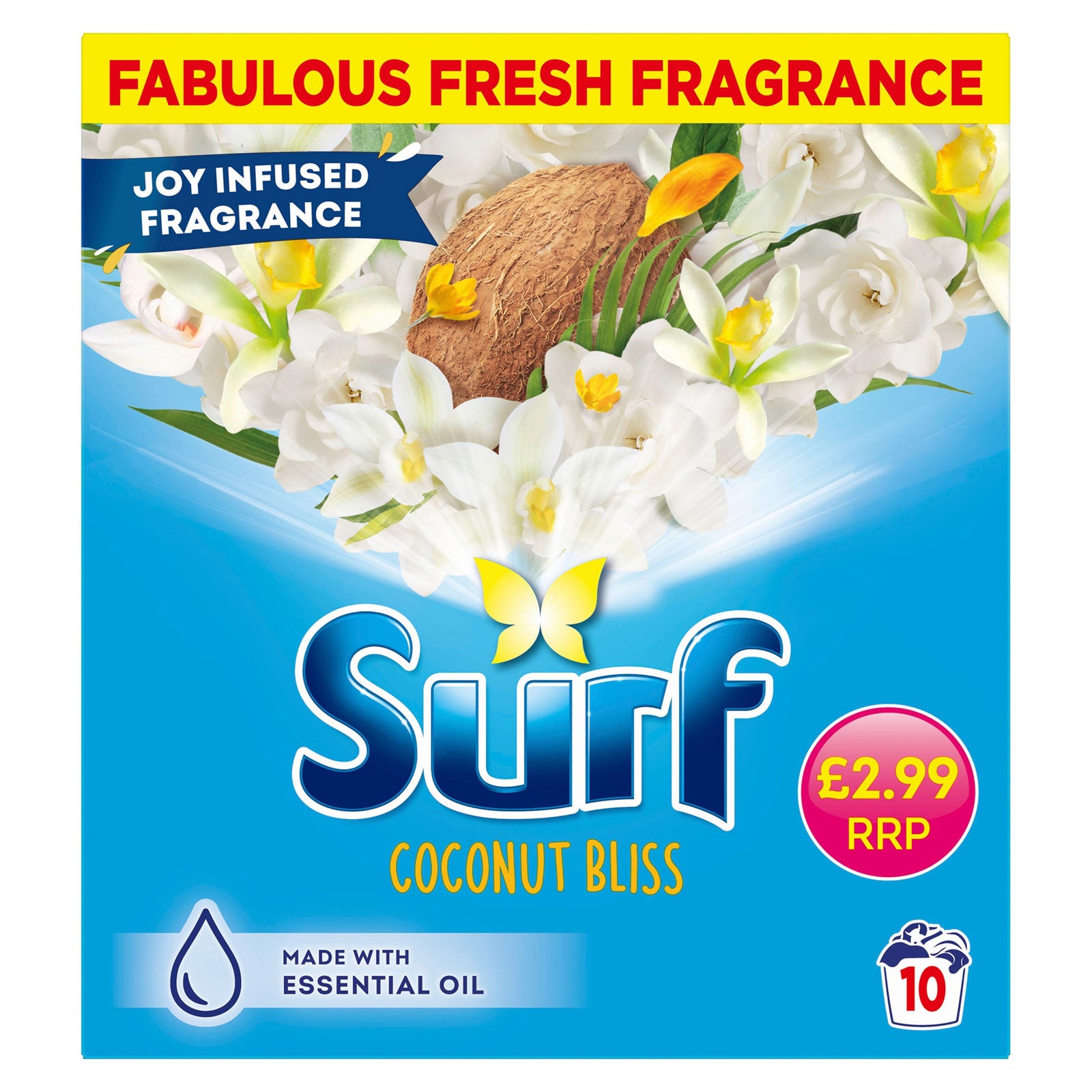 Surf Powder Coconut Bliss 10 Wash Surf Powder Coconut Bliss 10 Wash